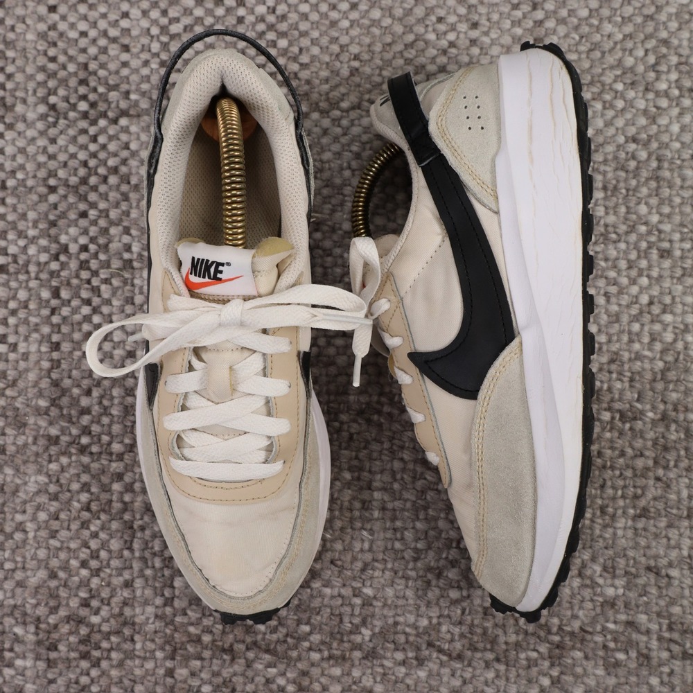 Nike Waffle Debut Sail Black White Sneakers DH9523-102 Womens Size 8